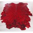 Horsy Cowhide rug Acid Effect Red/Black