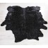 Horsy Cowhide rug Acid Effect Black/Black