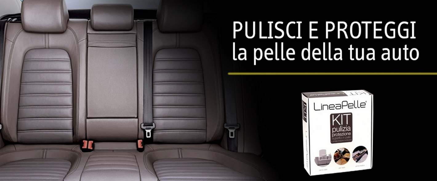 kit pulizia pelle auto